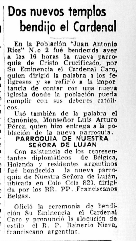 Historia - Parroquia Nuestra Señor a de Luján